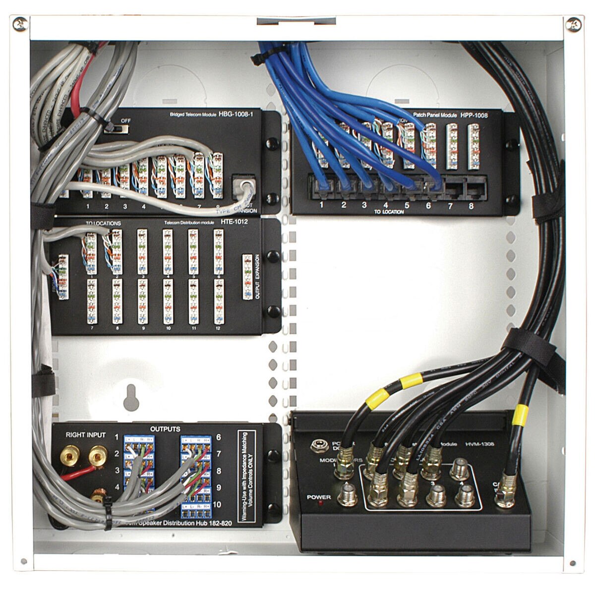 Audtek 14" Structured Wiring Enclosure With Cover